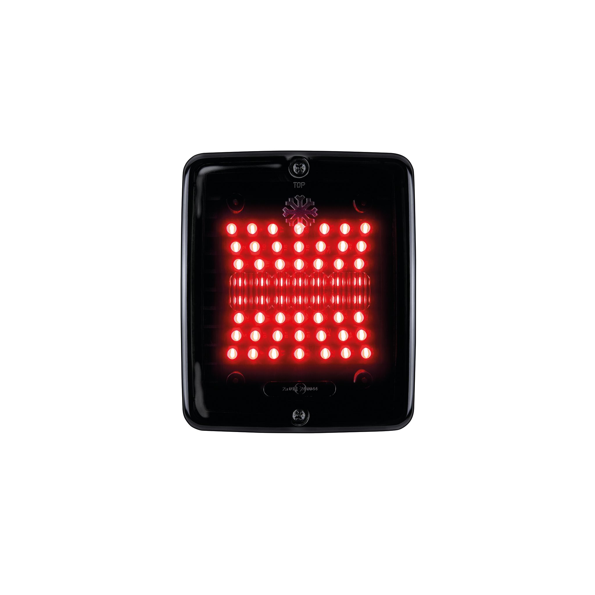Spotlight / Edge light Strands Dark Knight Square Ize Led - 24V / 0.4-3-6W / 110 mm, Rear light/Brake light afbeelding