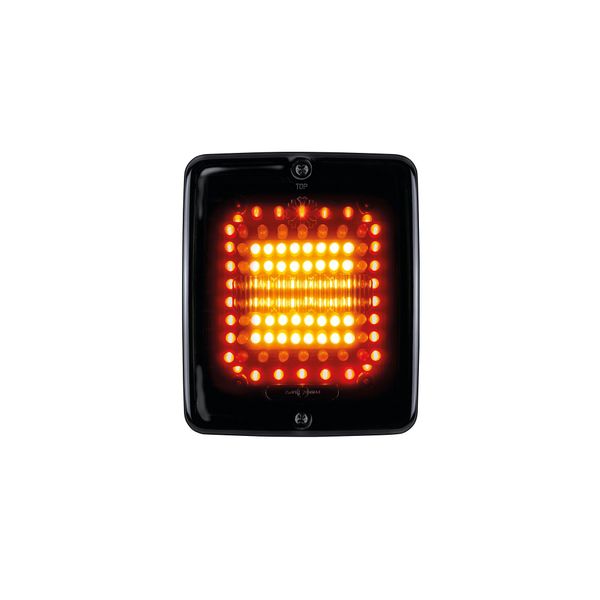 Spotlight / Edge light Strands Dark Knight Square Ize Led - 24V / 0.4-3-6W / 110 mm, Tail light/Brake light/Indicator afbeelding 1
