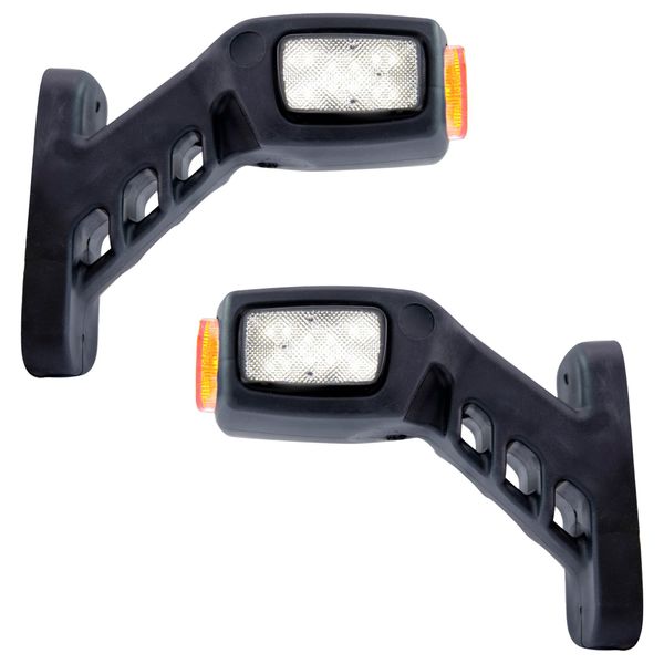 Posisjonslys STRANDS Freedom Light Guide Rubber Arm M - 12/24V / 136 mm, Høyre + Venstre