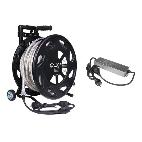 Backup power source AGGE 230V Emergency Power Bank (UPS), Power Bank + LED strip AGGE 230V, 50m afbeelding 1