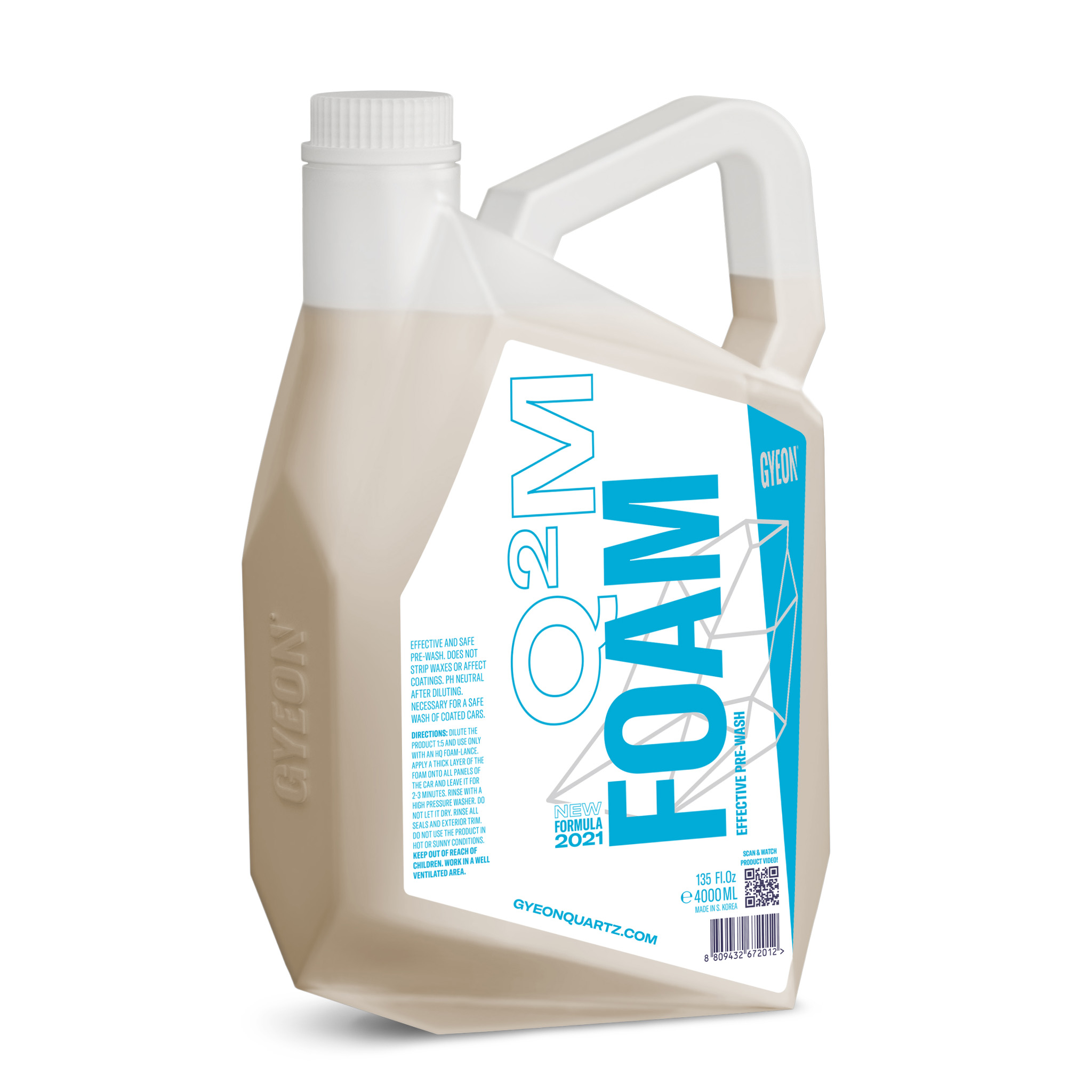 Förtvättsmedel Gyeon Q²M Foam, 4000 ml