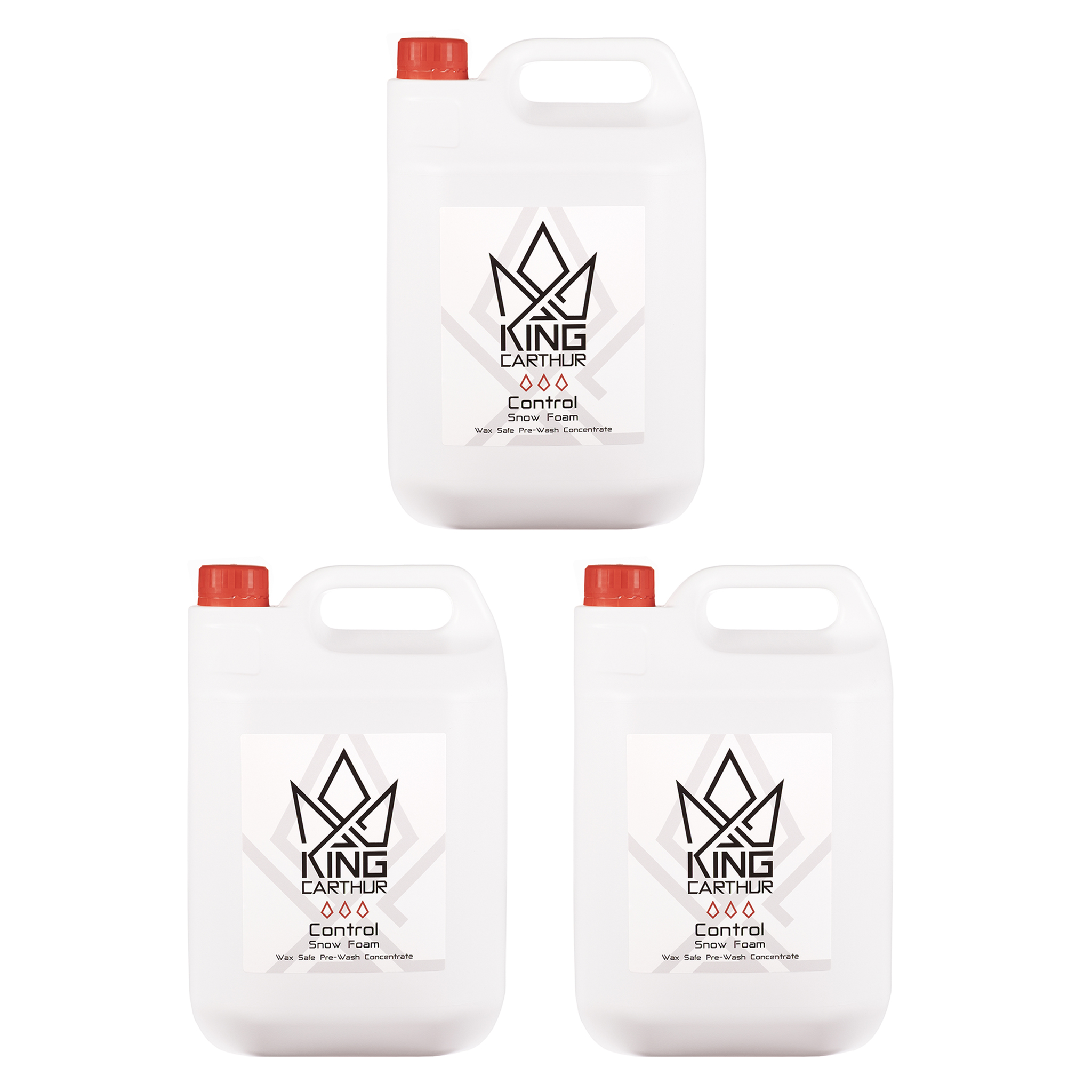 Forvask King Carthur Control Snow Foam, 3 x 5000 ml