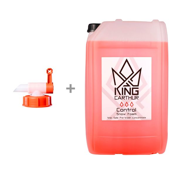 Esipesuaine King Carthur Control - Vaahdotettava / Vahaturvallinen, 25000 ml + Hanakorkki