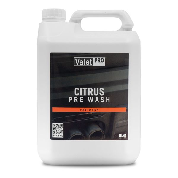 Esipesuaine ValetPRO Citrus Pre Wash - Vaahdotettava / Vahaturvallinen, 5000 ml