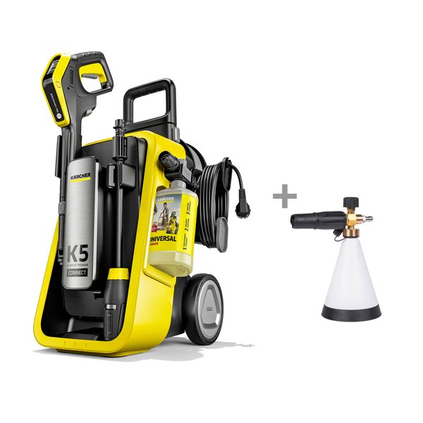 Painepesuri Kärcher K5 Comfort Premium Connect, Pesuri + Dr Dirt Pesuainevaahdotin