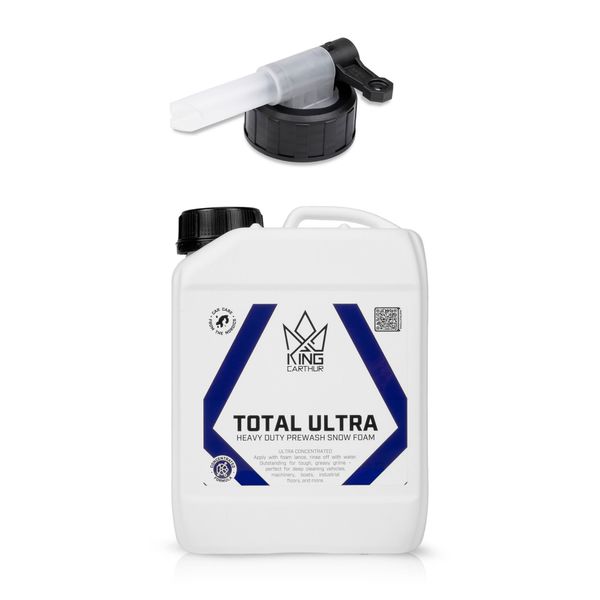 Esipesuaine KING CARTHUR Total Ultra - Vaahdotettava / Liuotin, 2500 ml + Hanakorkki