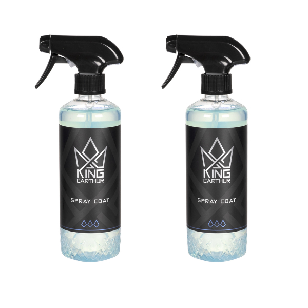 Rengörande Snabbvax KING CARTHUR Quick Detailer + Spot Remover, 500 ml, 2 x 500 ml