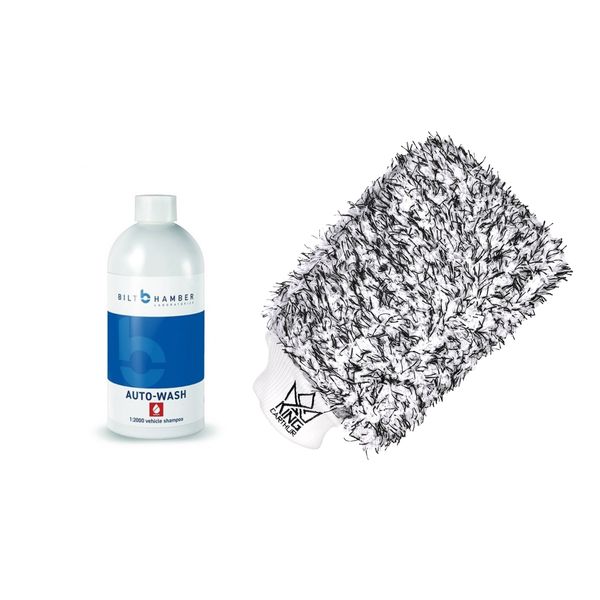 Autoshampoo Bilt Hamber Auto-Wash - Neutraali, 500 ml + KC Premium Wash Mitt