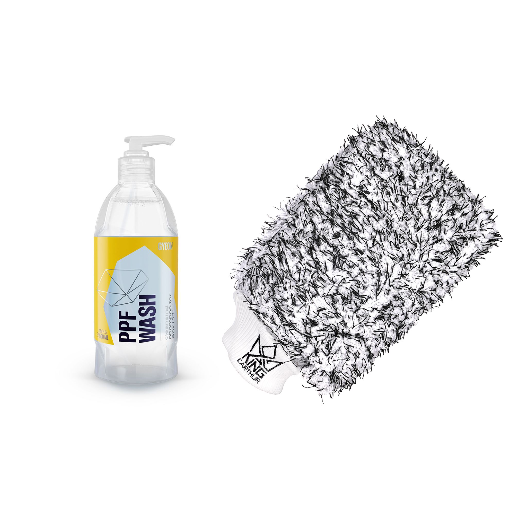 Autoshampoo Gyeon Q²M PPF Wash, 500 ml, 500 ml + KC Premium Wash Mitt