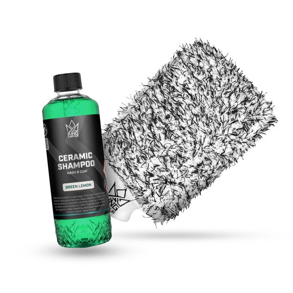Autoshampoo King Carthur Ceramic Shampoo - Pinnoittava, 500 ml, 500 ml + wash mitt