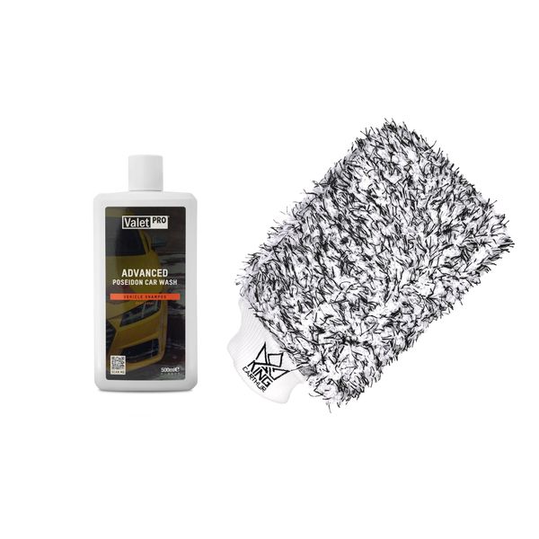 Autoshampoo ValetPRO Advanced Poseidon - Vahashampoo, 500 ml + KC Premium Wash Mitt