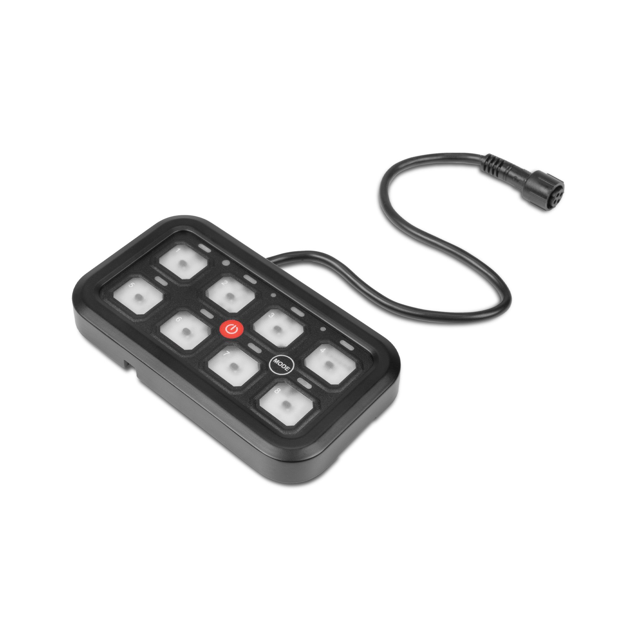 PURELUX Multi-switch Dashboard Controller Replacement Panel, 8 buttons