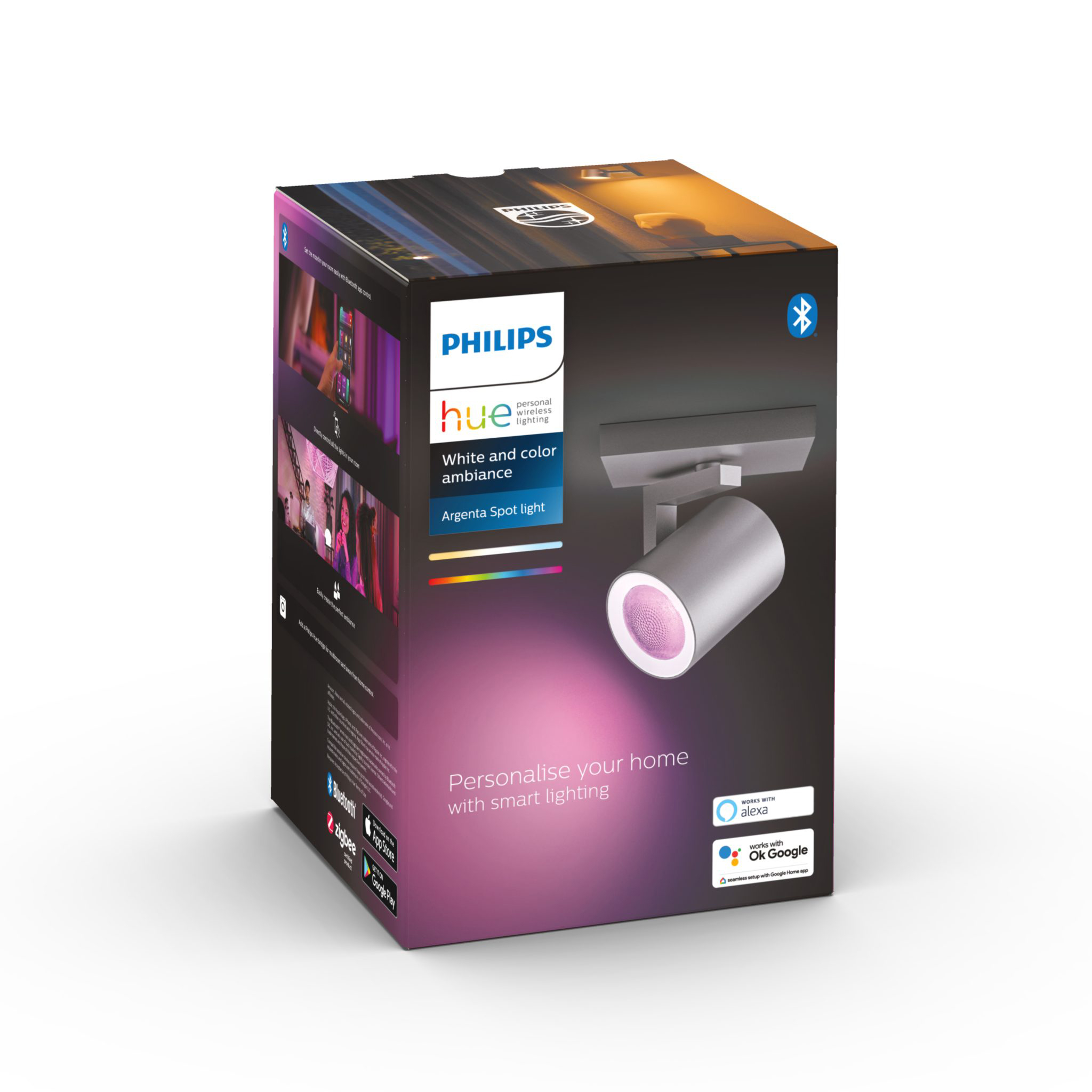 Kohdevalaisin Philips Hue Argenta, Gu10, Aluminium