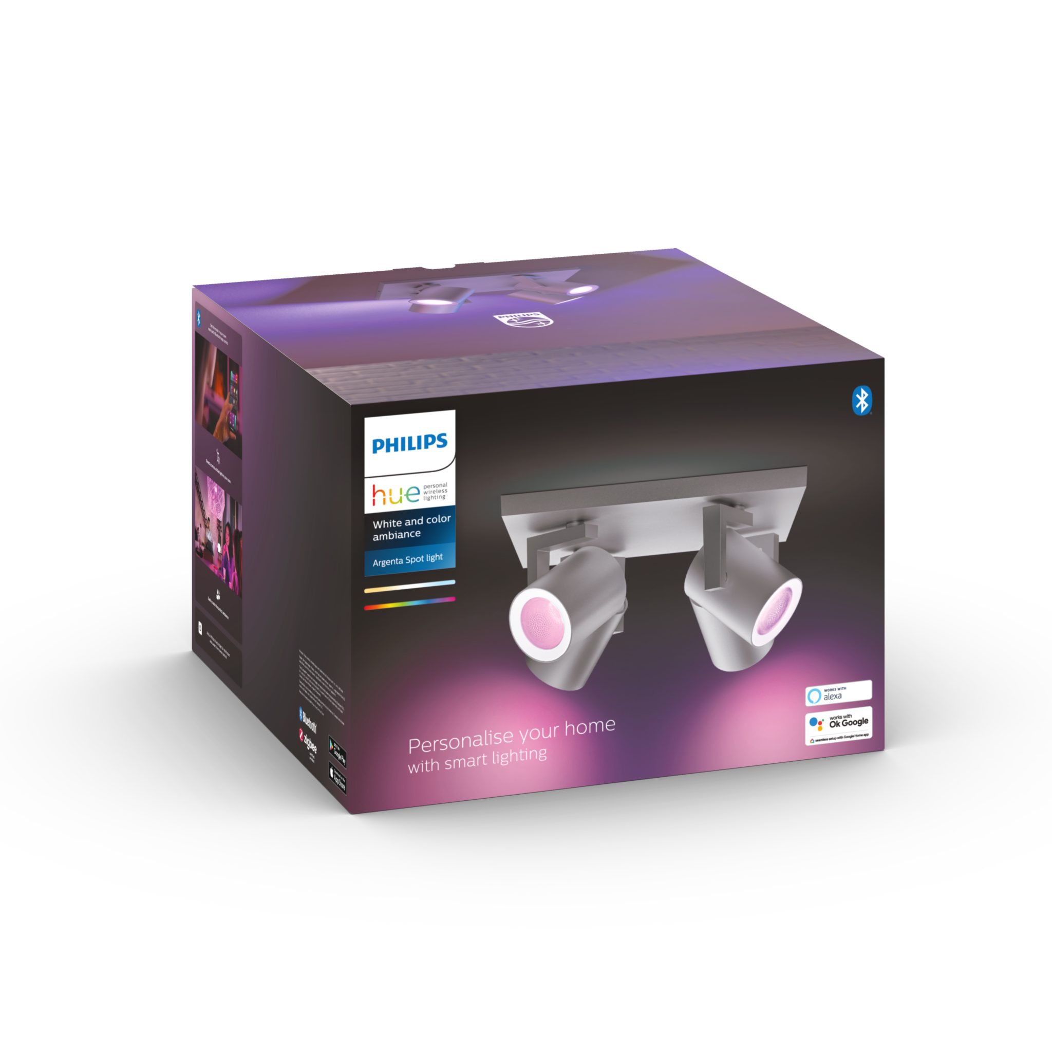 Kohdevalaisin Philips Hue Argenta Quadruple, Gu10,
