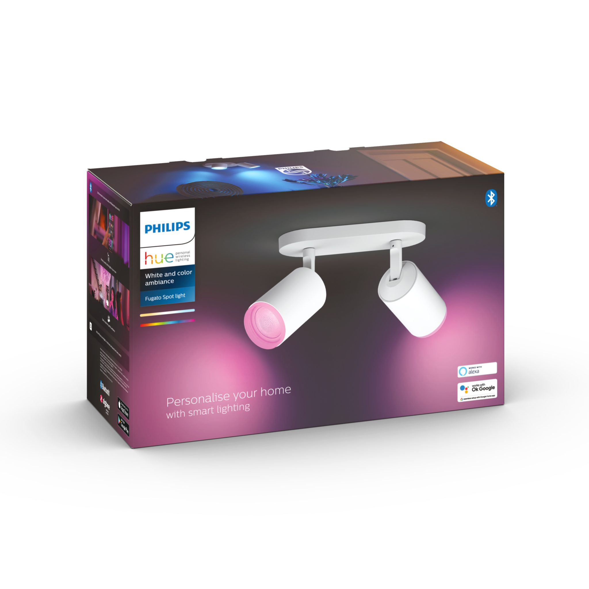 Kohdevalaisin Philips Hue Fugato Double, Gu10,
