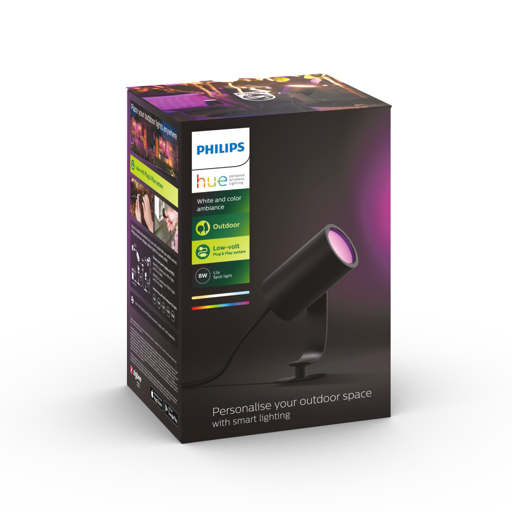 Kohdevalaisin Philips Hue Lily Base Unit