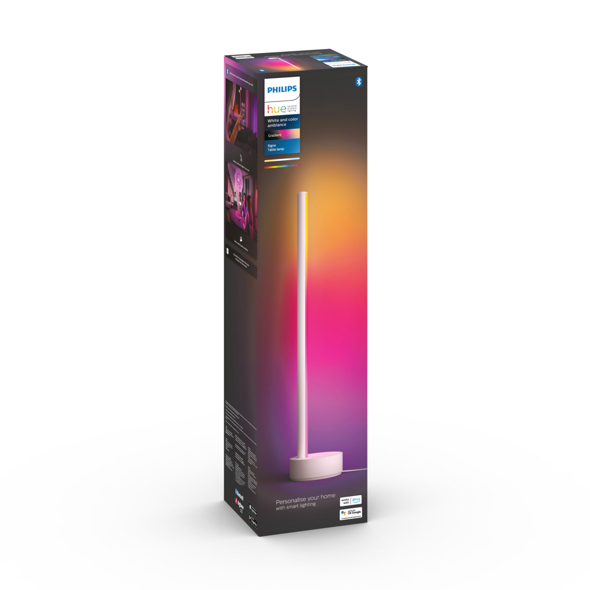 Pöytävalaisin Philips Hue Gradient Signe, 1040 lm, Valkoinen | Alk. 198,90 €