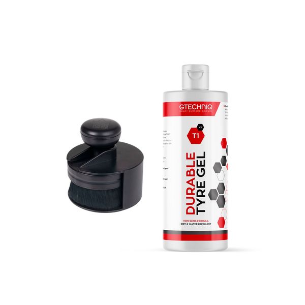 Rengaskiilloke Gtechniq T1 Durable Tyre Gel V2, 250 ml + Levitin