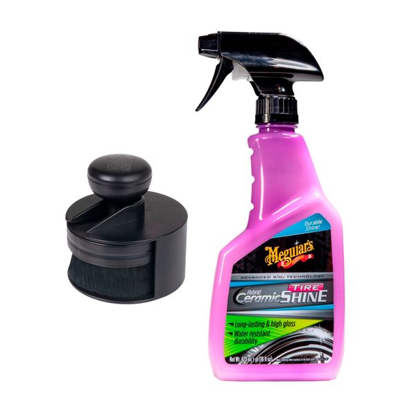 Rengaskiilloke Meguiars Hybrid Ceramic Tire Shine, 473 ml, 473 ml + Levitin