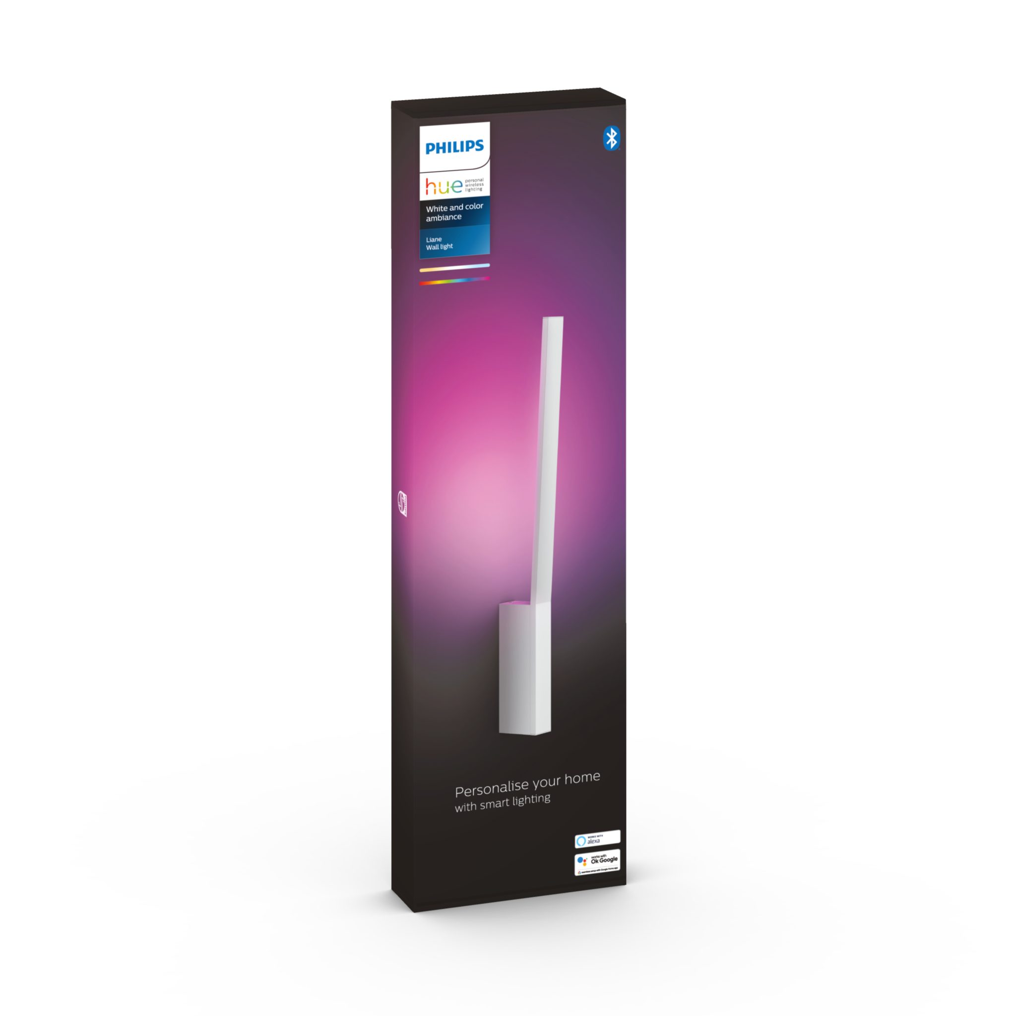 Seinävalaisin Philips Hue Liane WCA 12.2W, 2000-6500K, Valkoinen | Alk. 178,90 €