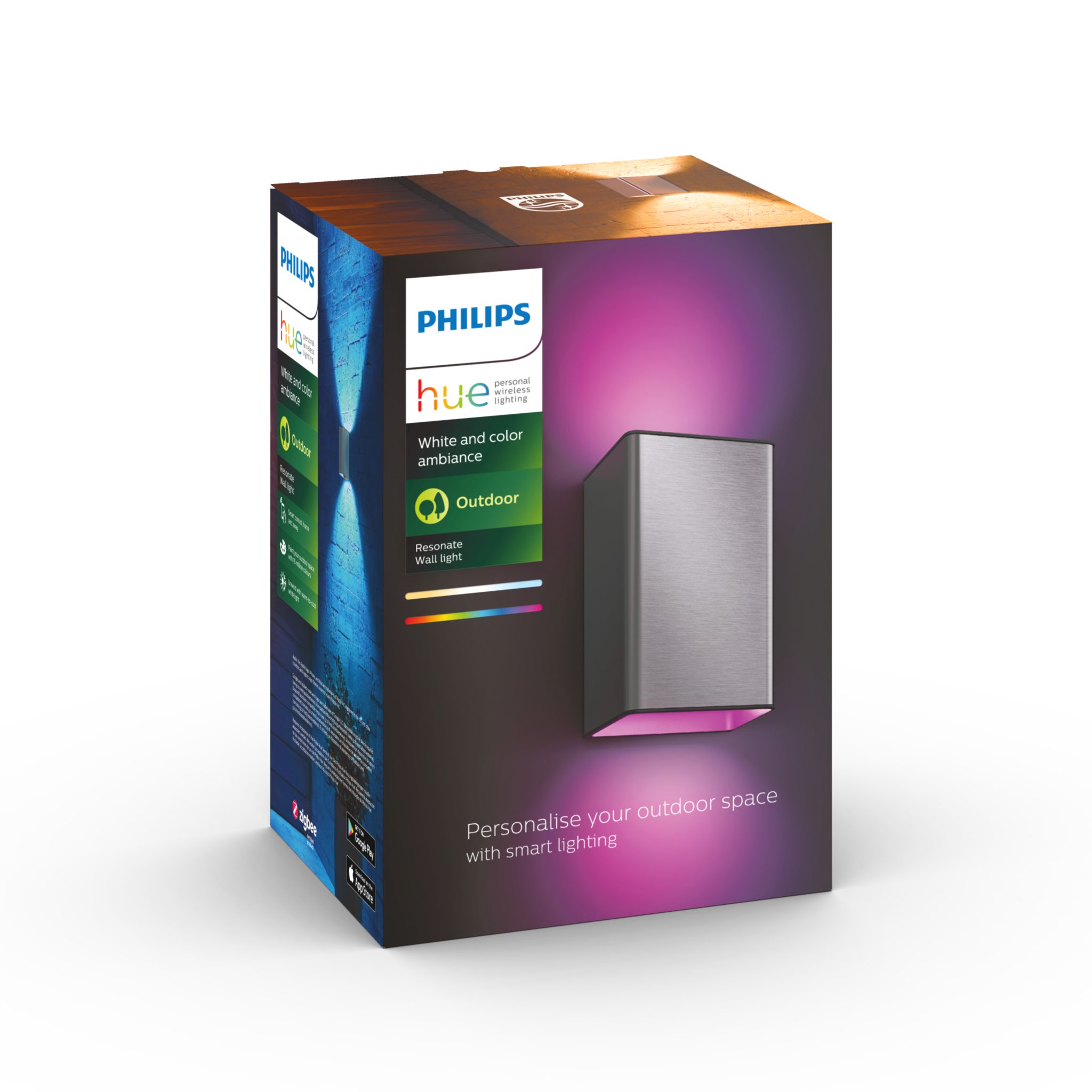Seinävalaisin Philips Hue Resonate WCA, 2000-6500K, Alumiini | Alk. 139,90 €
