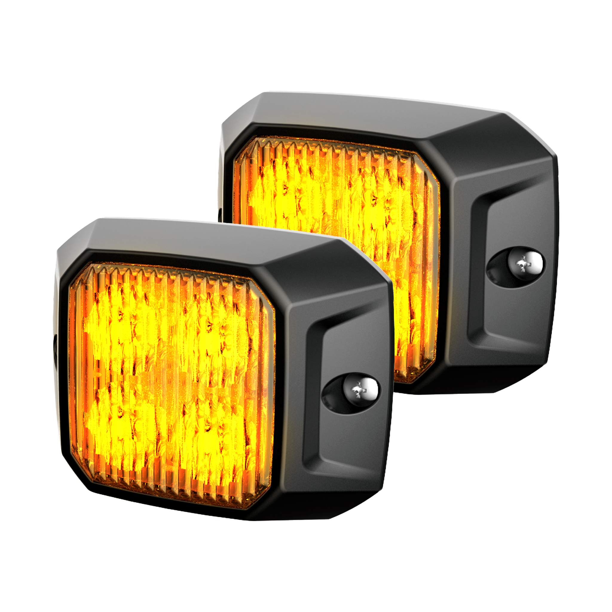 Blixtljus Purelux Flash Side Light, Square, 2st