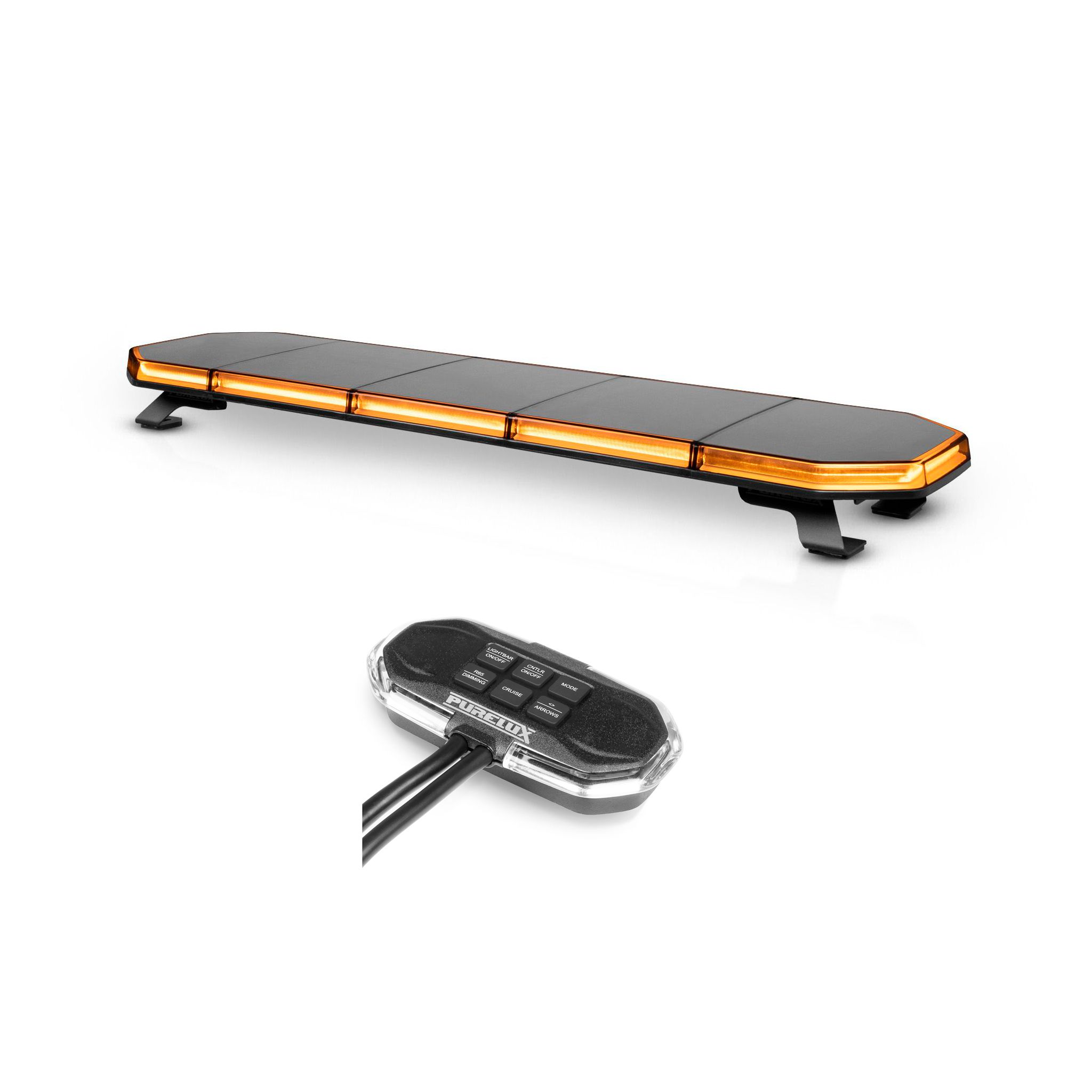 Warning light Purelux Flash 1000 Gen2 - Panel / 12/24V / 120W / 1000 mm, Warning light + Switch Controller afbeelding