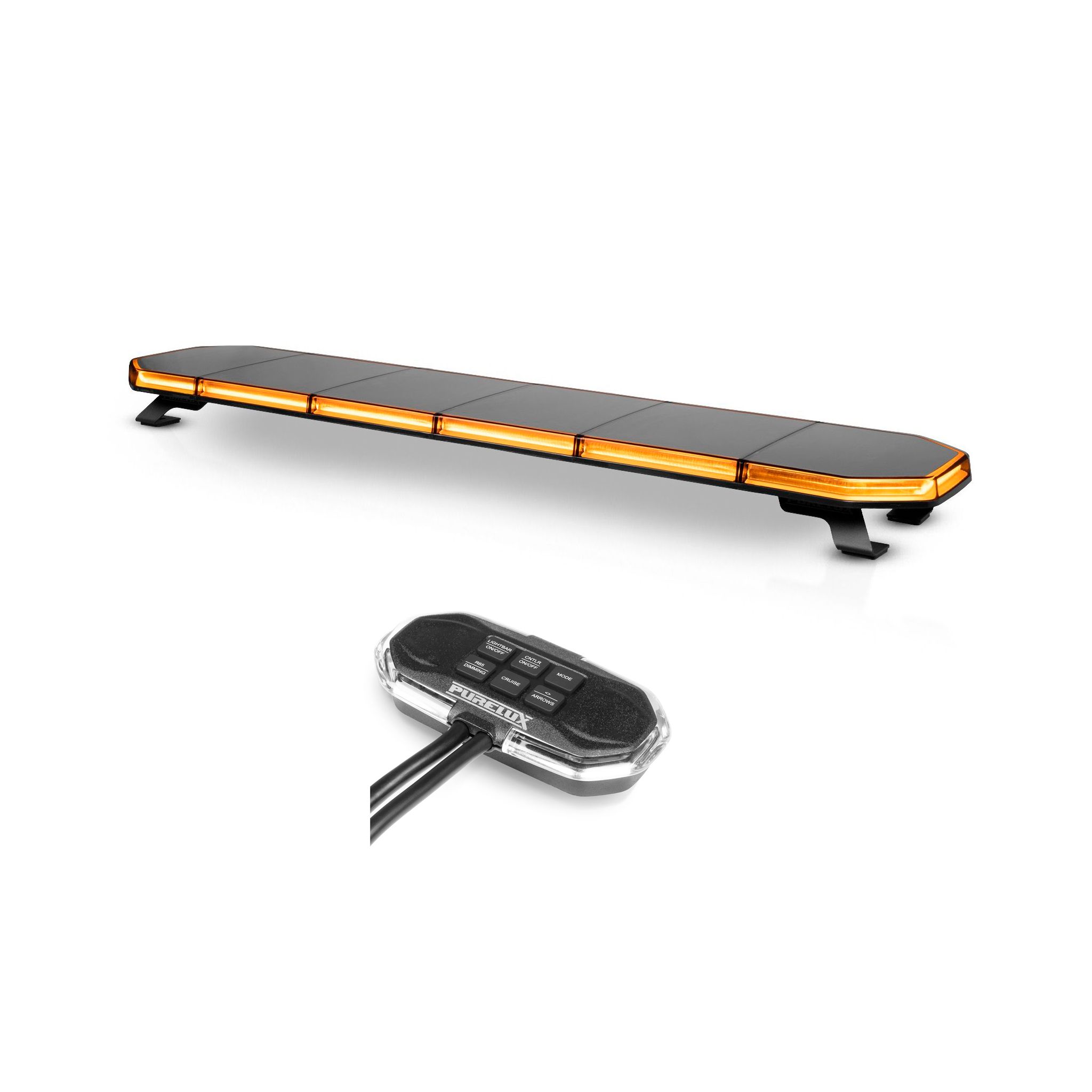 Warning light Purelux Flash 1200 Gen2 - Panel / 12/24V / 137W / 1200 mm, Warning light + Switch Controller afbeelding