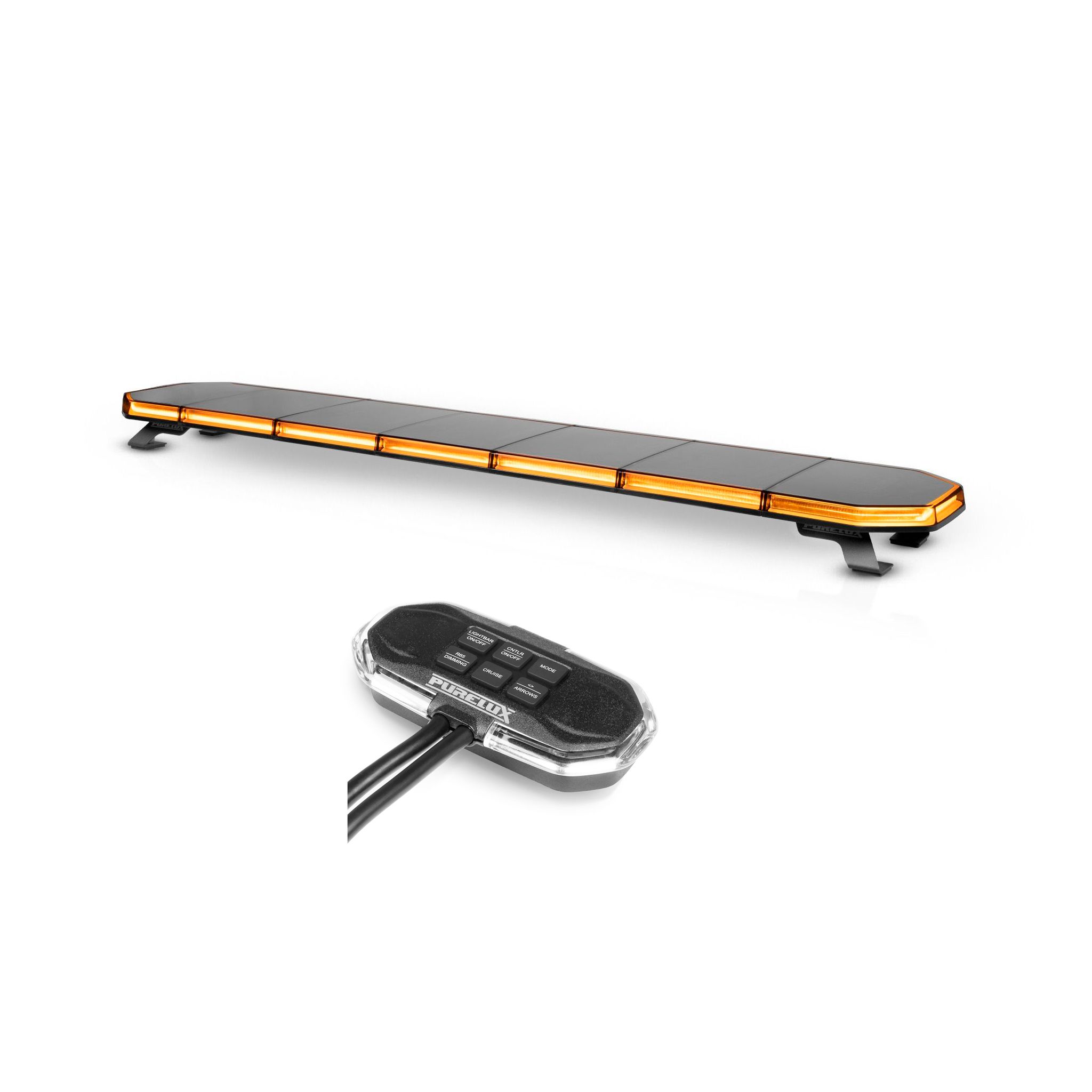 Warning light Purelux Flash 1400 Gen2 - Panel / 12/24V / 150W / 1400 mm, Warning light + Switch Controller afbeelding