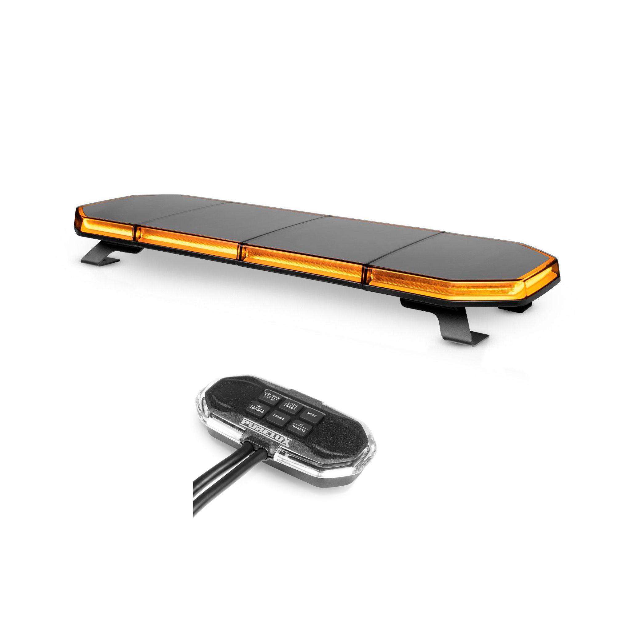 Warning light Purelux Flash 800 Gen2 - Panel / 12/24V / 102W / 800 mm, Warning light + Switch Controller afbeelding