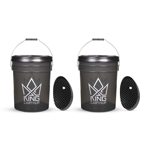 Pesuämpäri King Carthur 20 L + Kansi, 2 kpl + Hiekanerotin