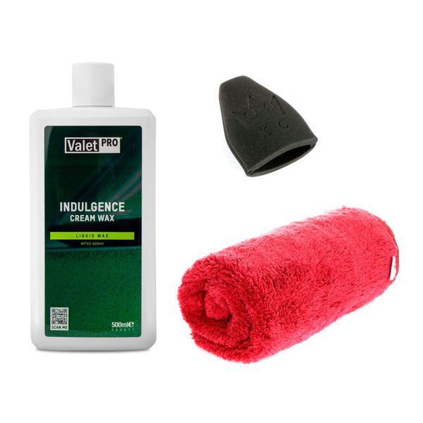 Autovaha ValetPRO Indulgence Cream Wax, 500 ml + Levitin + Kiillotusliina