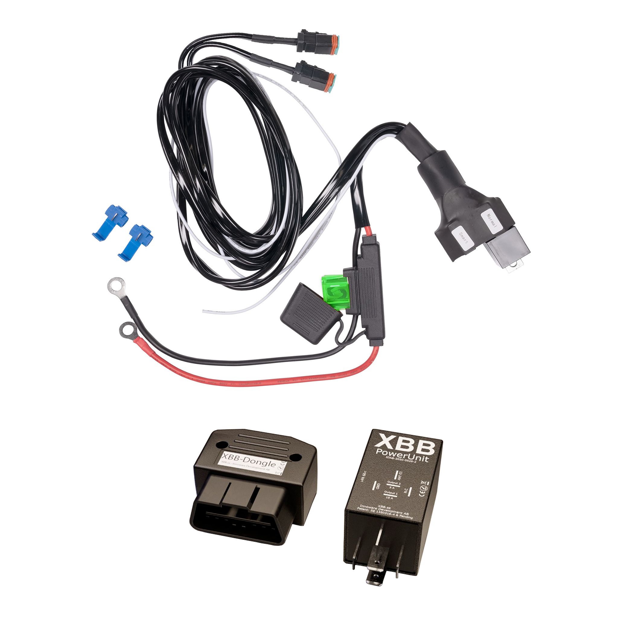 Wiring harness Purelux Dualrelay 12V, DT-2, Wiring harness + XBB Dongle&PowerUnit afbeelding