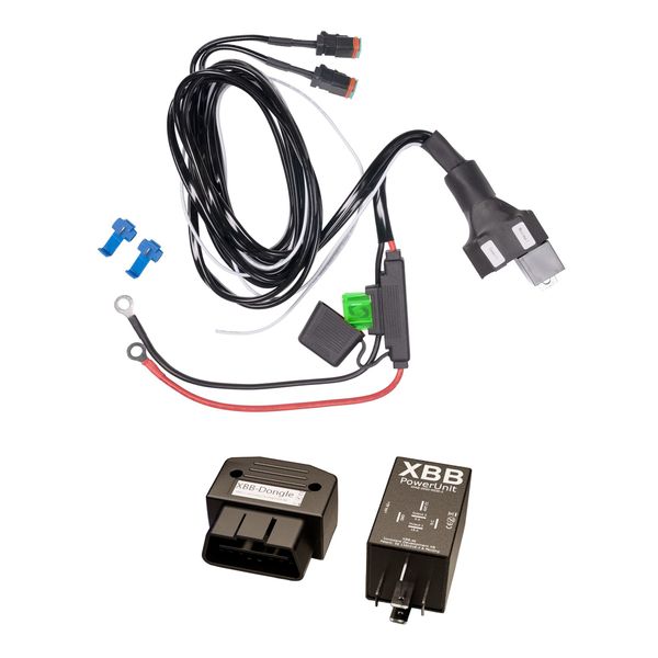 Wiring harness PURELUX Dualrelay 12V, DT-2, Wiring harness + XBB Dongle&PowerUnit afbeelding 1