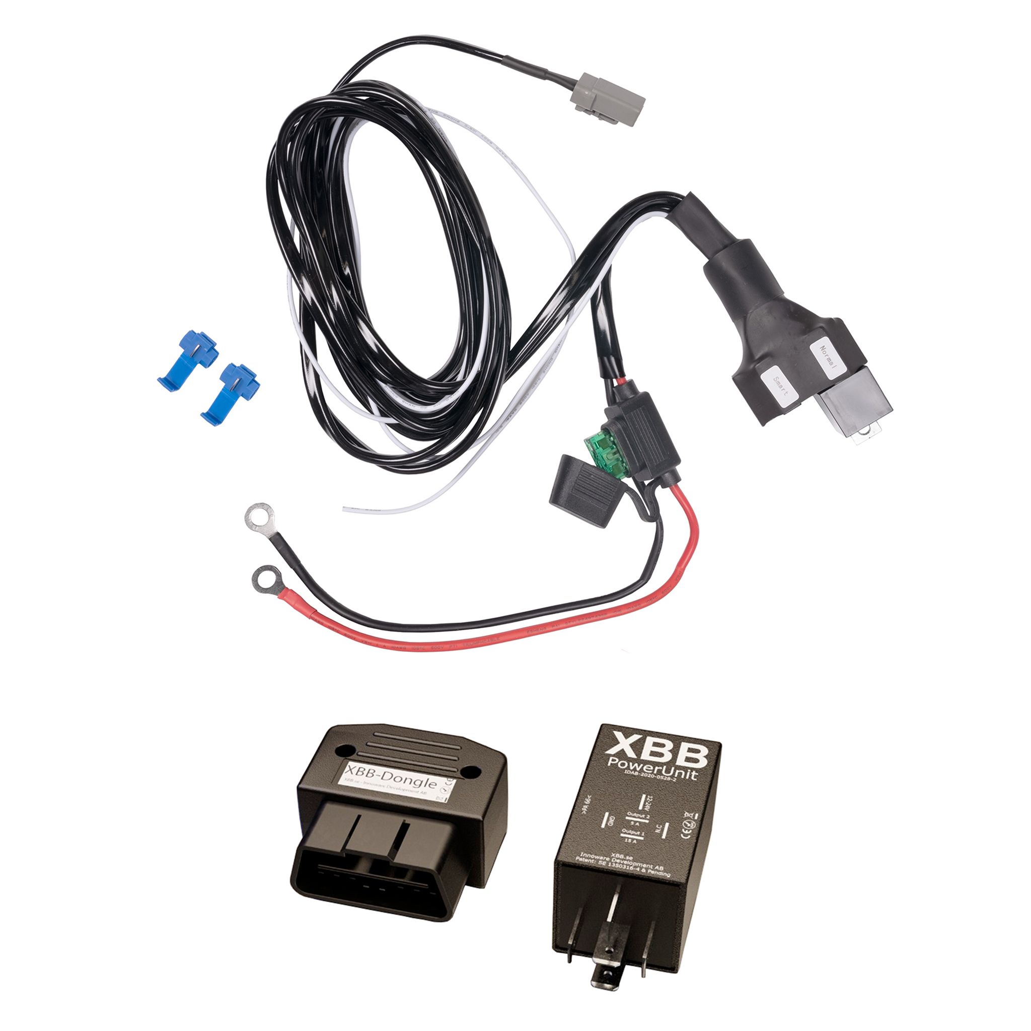 Wiring harness Purelux Dualrelay 12V, DTP, 1 output (DTP) + XBB Dongle&PowerUnit afbeelding
