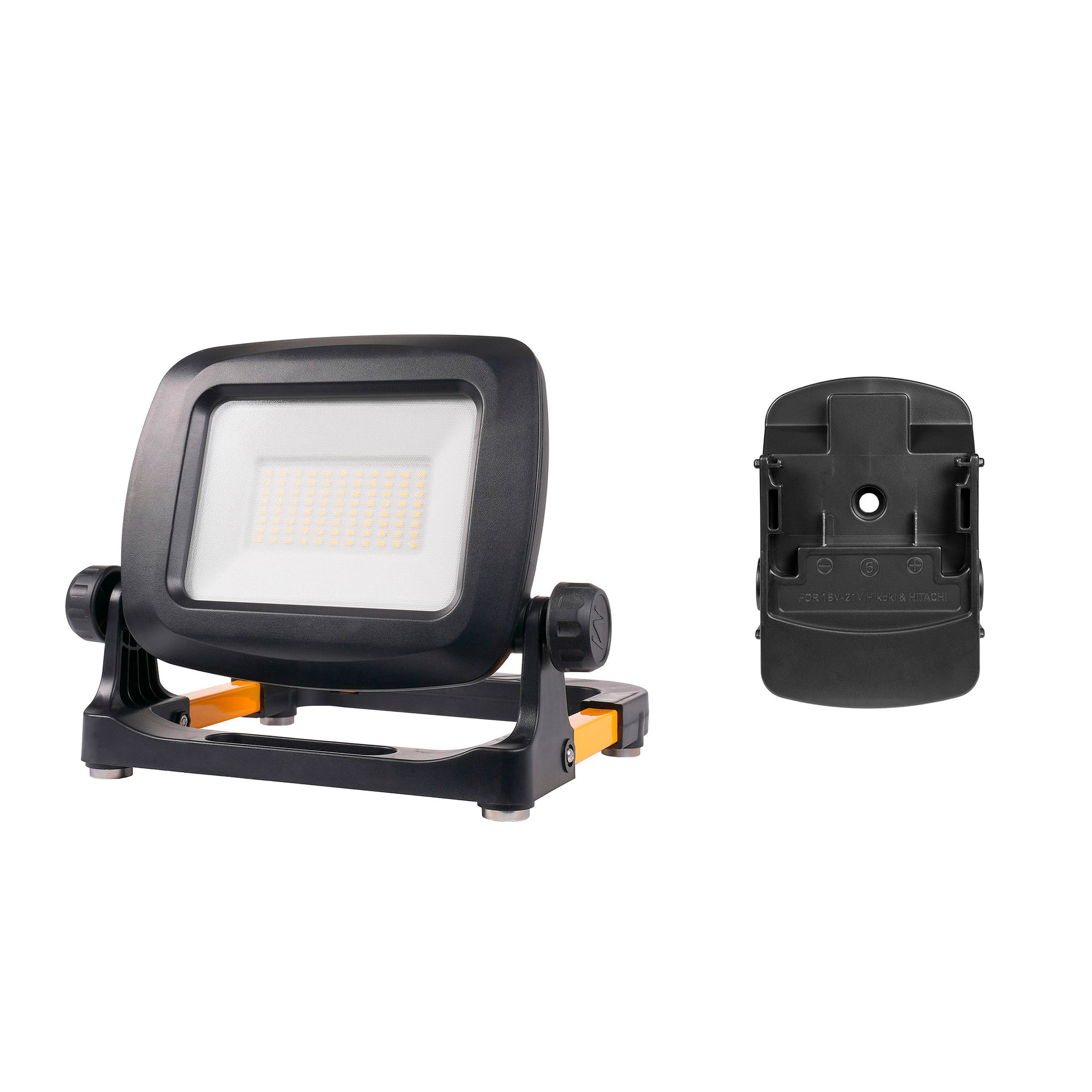Worklight AGGE Workmate 2K, for powertool batteries, 2100 lm, Light + adapter for Hikoki/Hitachi batteries afbeelding