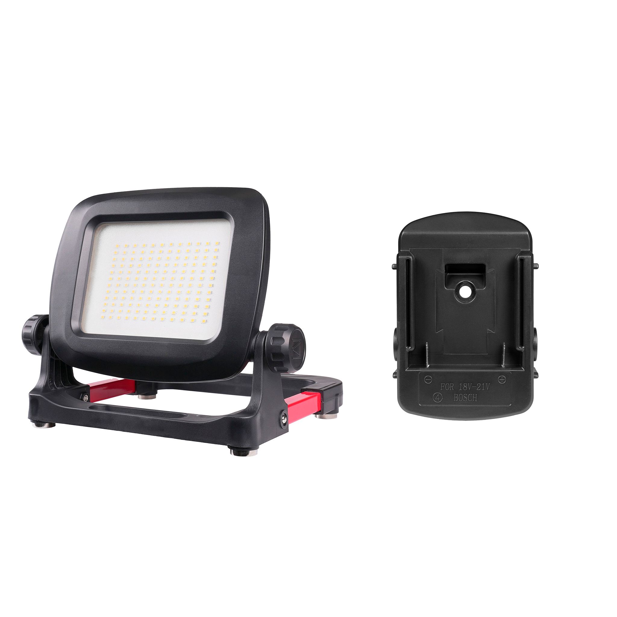 Worklight AGGE Workmate 3K Pro, for drill machine batteries, 3500 lm, Light + adapter for Bosch batteries afbeelding