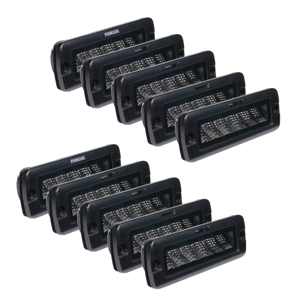 Worklight Purelux Black Flush-Mount Slim - 20 cm / 30W / Flood, 10 pcs afbeelding 1