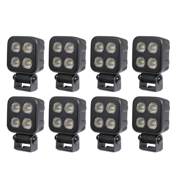 Worklight PURELUX Black Raven 20 - 7 cm / 20W / Wide, 8 pcs afbeelding 1