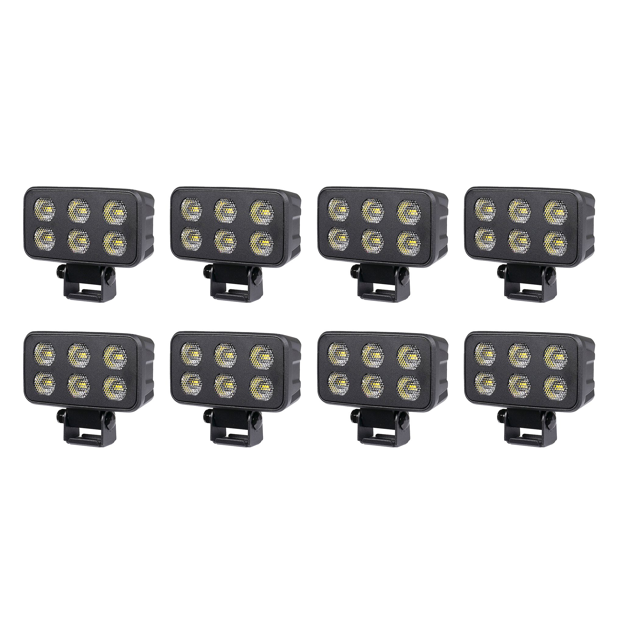 Work light Purelux Black Raven 32 - 12 cm / 60W / Wide, 8 pcs afbeelding