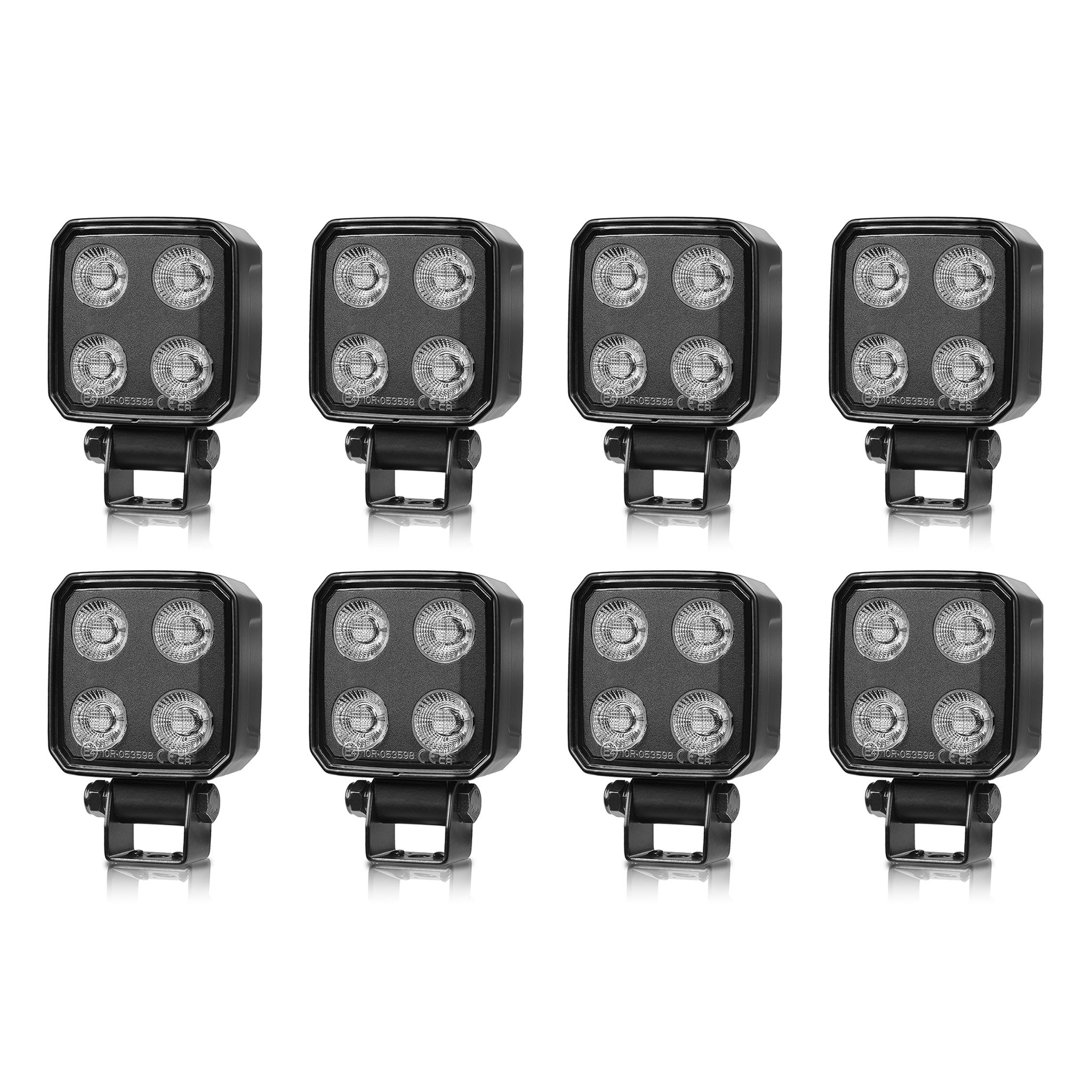 Work light Purelux Black Raven Heat 30 - 8 cm / 29W / Wide, 8 pcs afbeelding