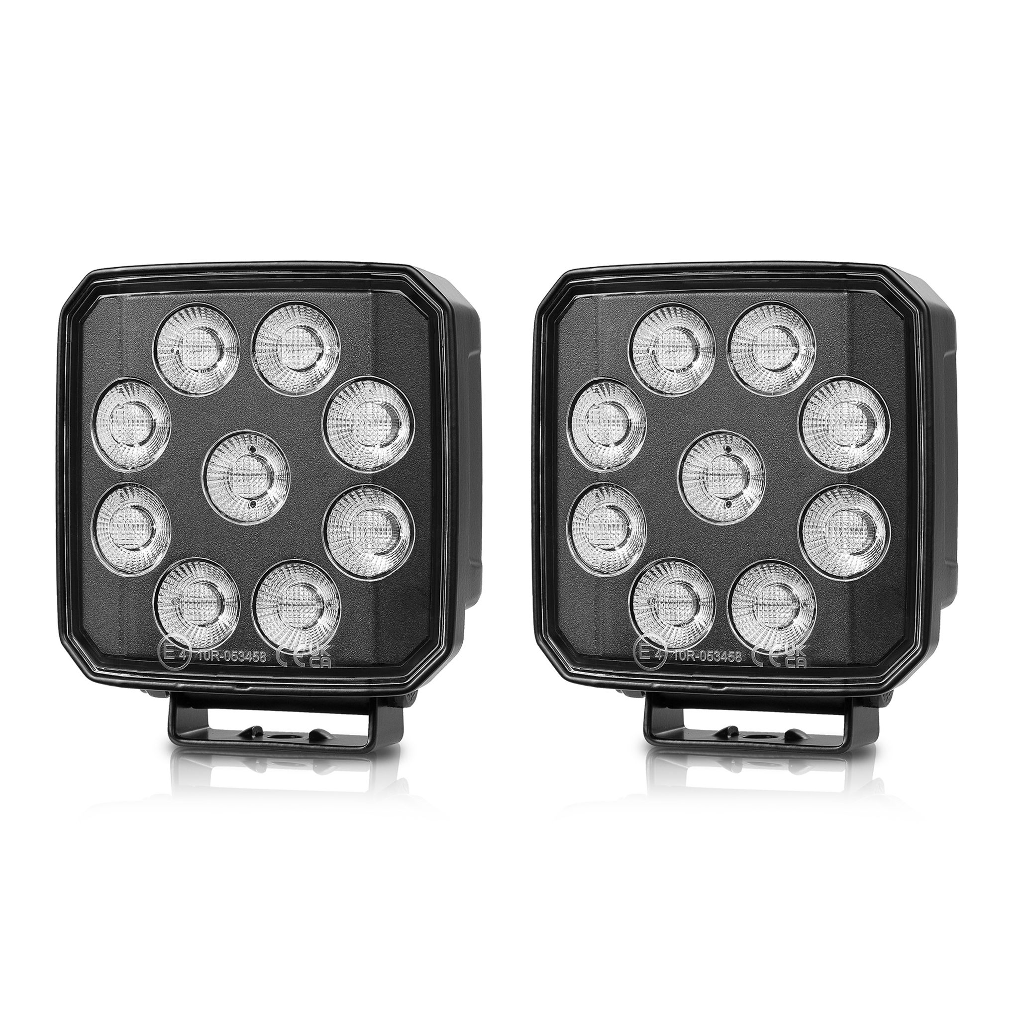 Work light Purelux Black Raven Heat 65 - 10 cm / 65W / Wide, 2 pcs afbeelding