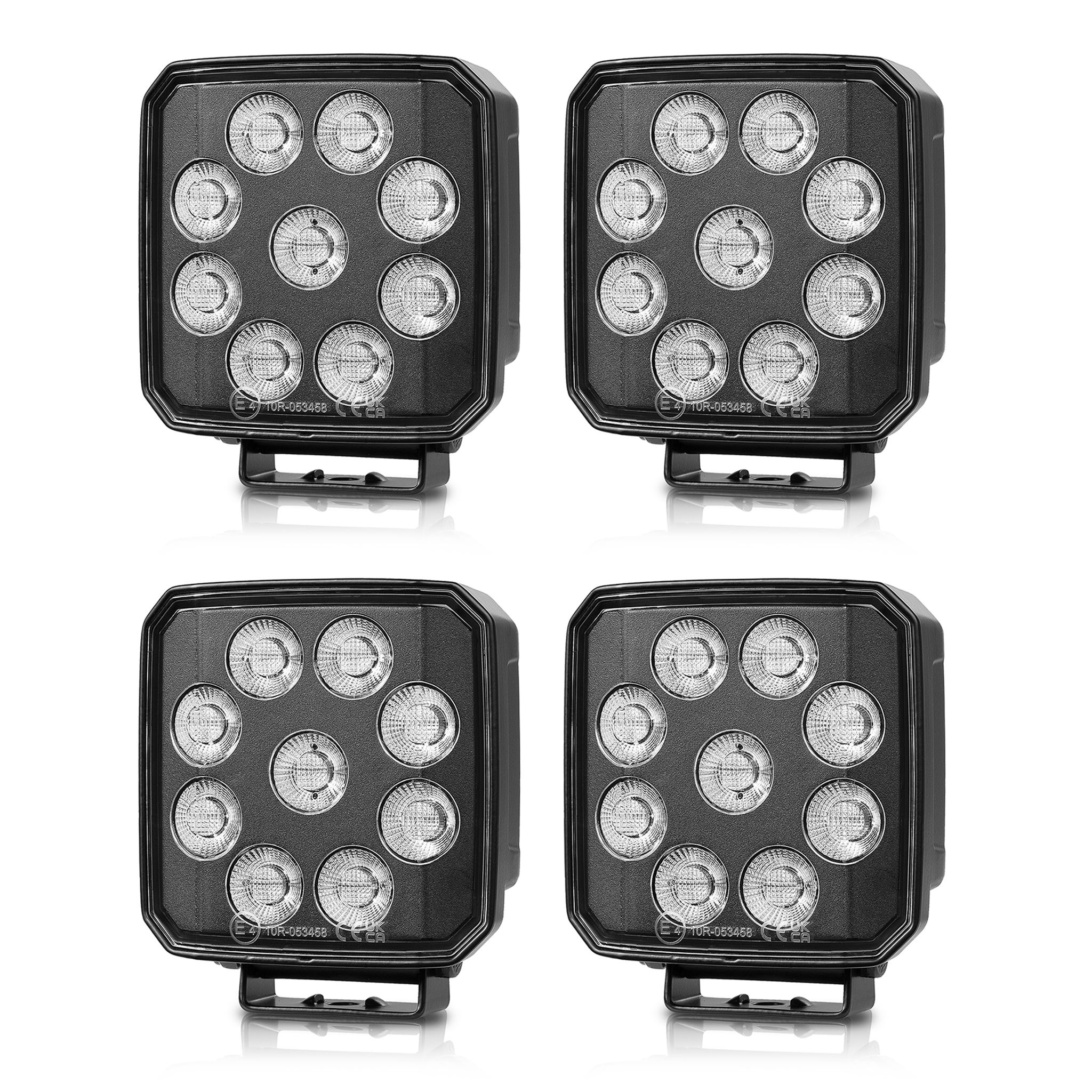 Work light Purelux Black Raven Heat 65 - 10 cm / 65W / Wide, 4 pcs afbeelding