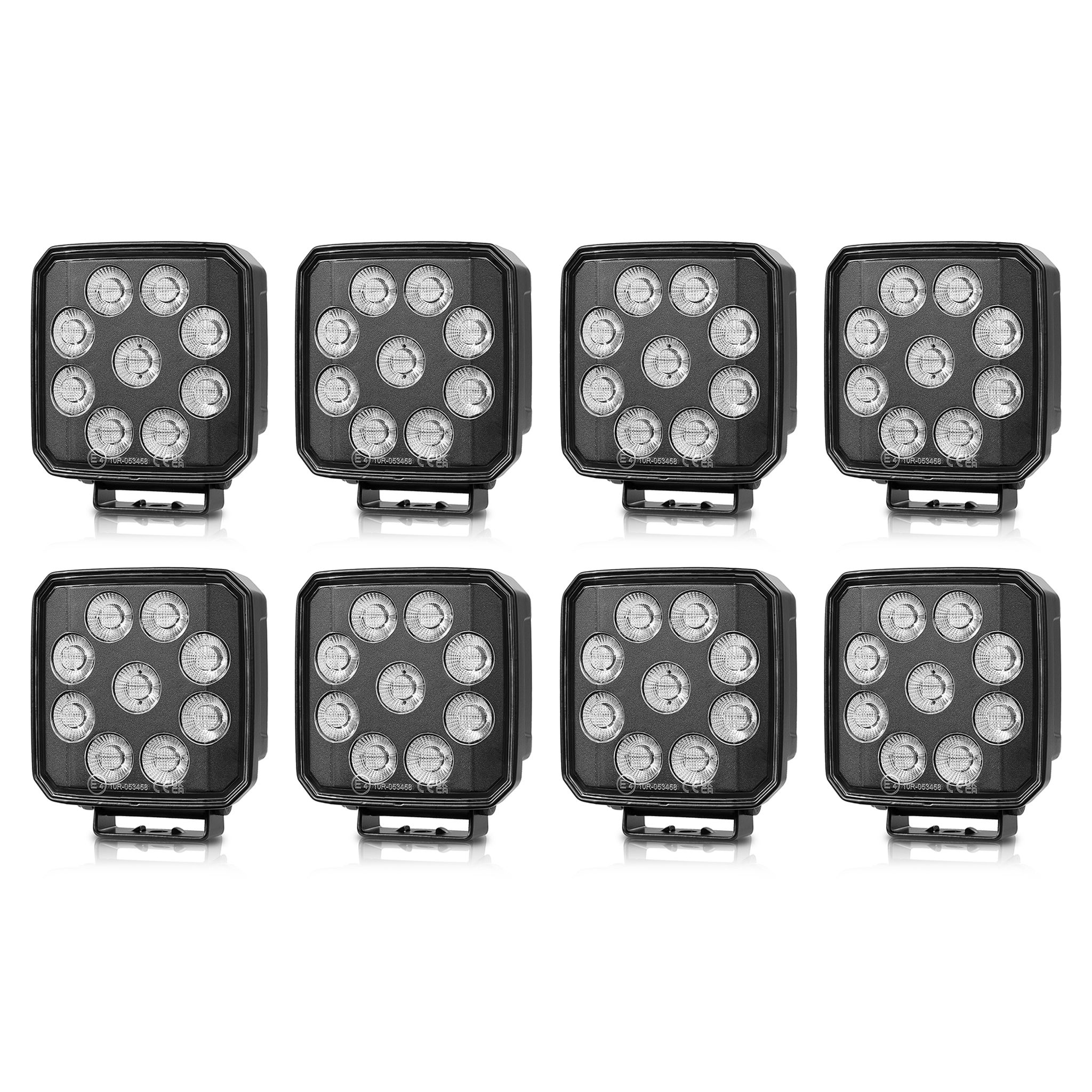 Work light Purelux Black Raven Heat 65 - 10 cm / 65W / Wide, 8 pcs afbeelding