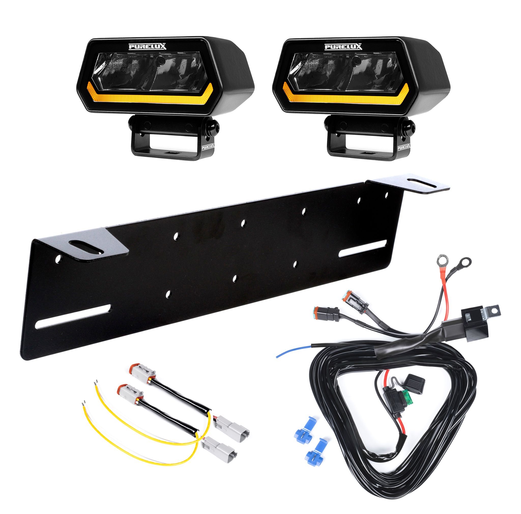 Auxiliary light Purelux Panther Alpha 20 - 10 cm / 20W / Spot, 2 pcs - Complete set afbeelding