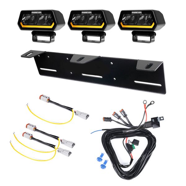 Auxiliary light Purelux Panther Alpha 20 - 10 cm / 20W / Spot, 3 pcs - Complete set afbeelding 1