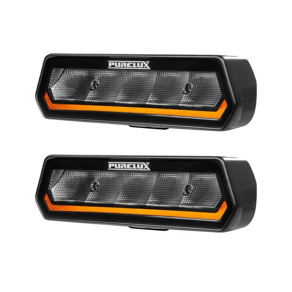 Varningsljus / Arbetsbelysning PURELUX Panther Alpha 30 R65 - 15 cm / 30W / Bred, 2 st
