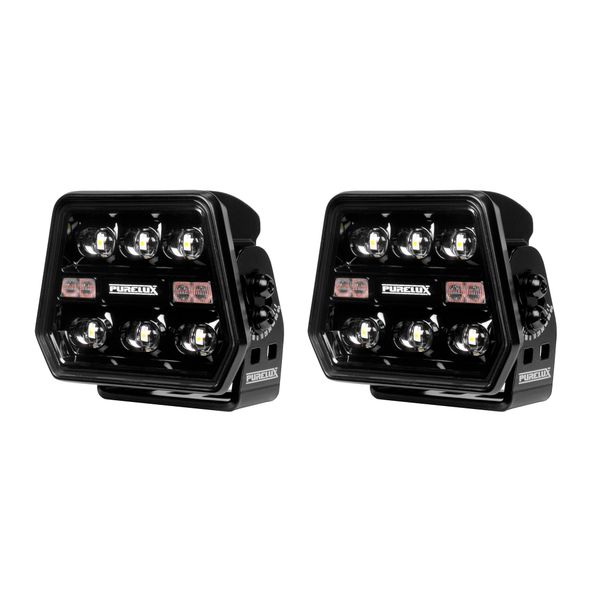 Arbetsbelysning PURELUX Panther Alpha 40 - 11 cm / 45W / Bred, 2 st
