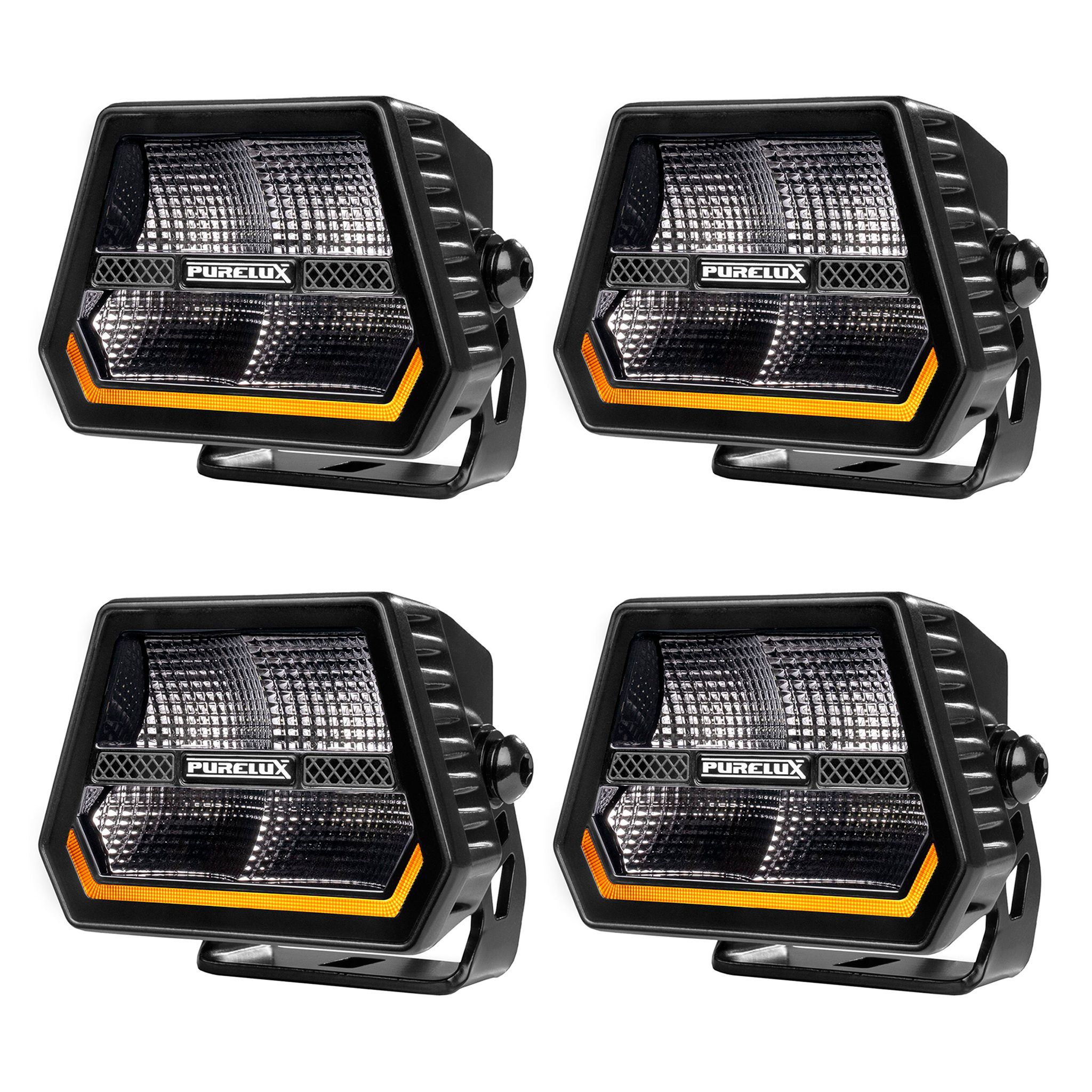Work light Purelux Panther Alpha 60 R65 - 12 cm / 60W / Wide, 4 pcs afbeelding
