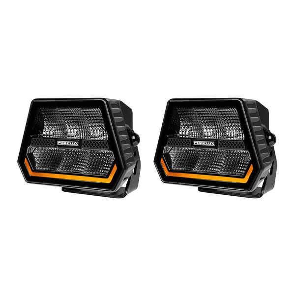Arbetsbelysning PURELUX Panther Alpha 90 - 15 cm / 90W / Bred, 2 st (5000K)